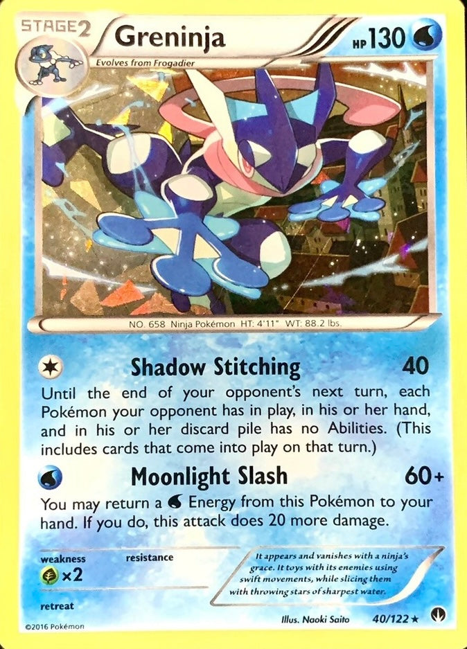 Greninja - 40/122 - Holo Rare