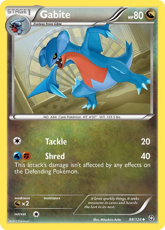 Gabite 88/124 - Uncommon - Reverse Holo