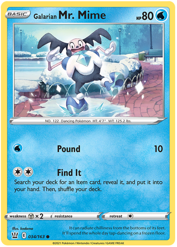 Galarian Mr. Mime - 034/163 - Common