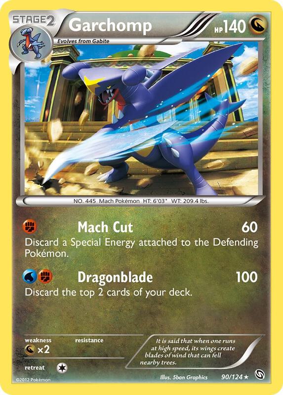 Garchomp 90/124 - Holo Rare - Holo