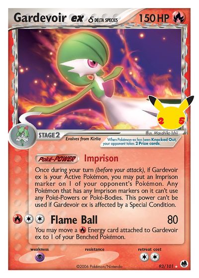 Gardevoir ex - 093/101 - Classic Collection