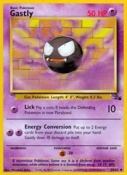Gastly - 33/62 - Uncommon - Unlimited Edition - (VLP)