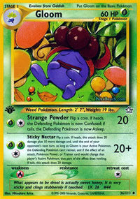 Gloom - 36/111 - Uncommon - 1st Edition - (NM)
