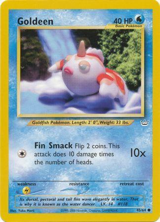 Goldeen - 45/64 - Common - Unlimited Edition - (NM)