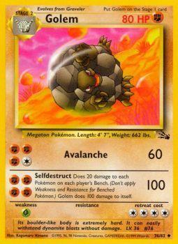 Golem - 36/62 - Uncommon - Unlimited Edition - (NM)