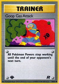 Goop Gas Attack - 78/82 - Common - 1st Edition - (NM)