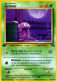 Grimer - 48/62 - Common - 1st Edition - (VLP)