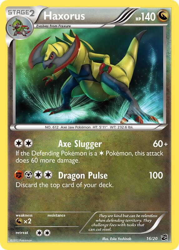 Haxorus 16/20 - Holo Rare - Holo