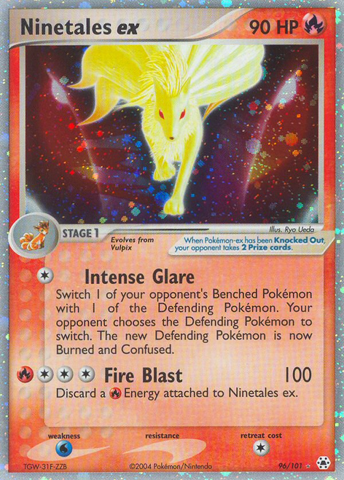 Ninetales EX - 96/101 - Holo Rare