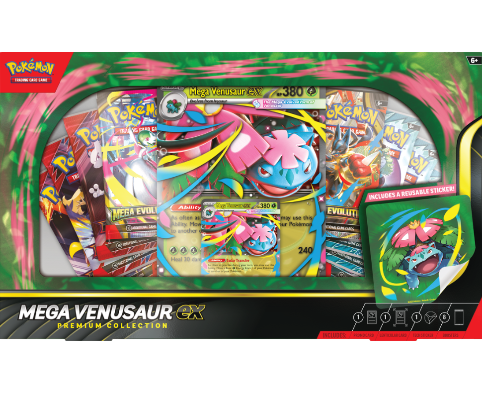 Mega Venusaur EX Premium Collection (Ships Now)