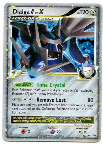 Dialga LV.X - 122/127 - Holo Rare (Very Lightly Played)