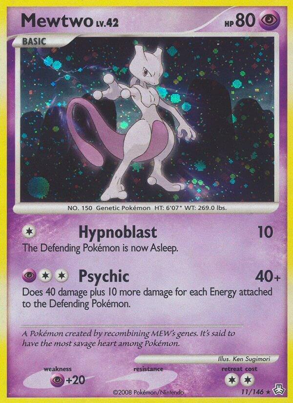 Mewtwo LV.42 - 11/146 - Holo Rare - (VLP)
