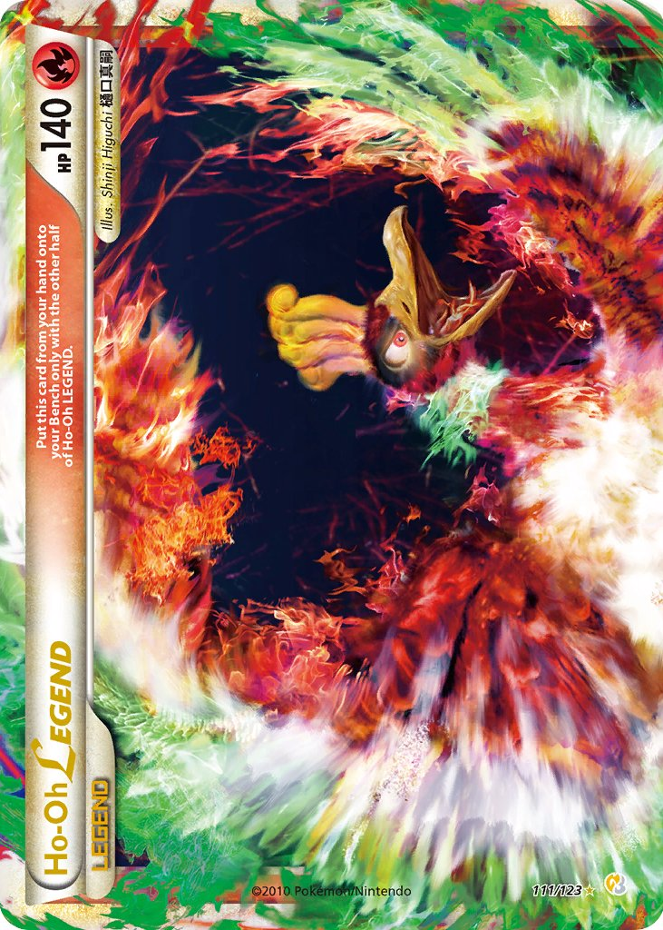 Ho-Oh - 111/123 - Legend (DMG)