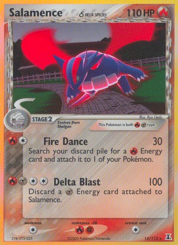 Salamence - 14/113 - Holo Rare (DMG)
