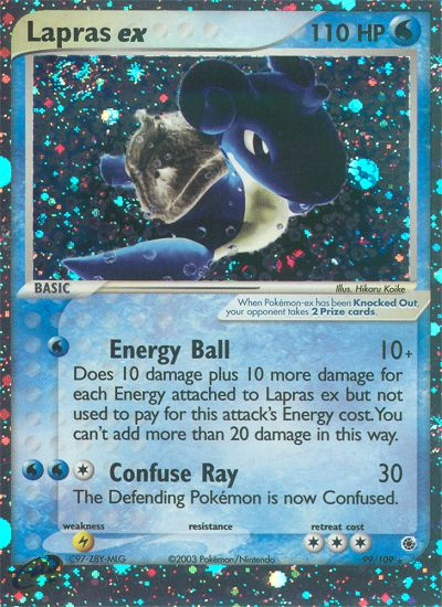 Lapras ex - 99/109 - Holo Rare