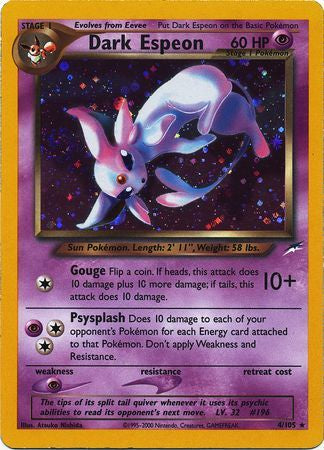 Dark Espeon - 4/105 - Holo Rare