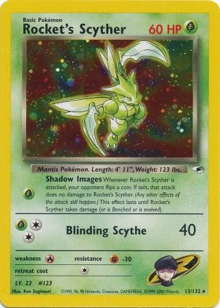 Rocket’s Scyther - 13/132 - Holo Rare (MP)