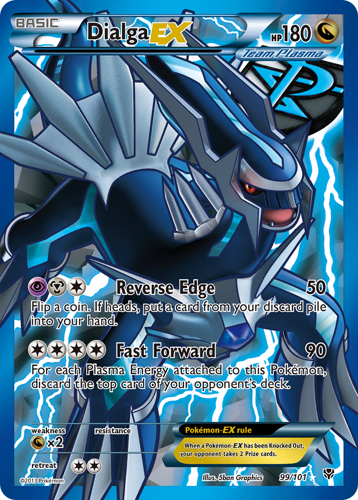 Dialga EX - 99/101 - Ultra Rare (MP)