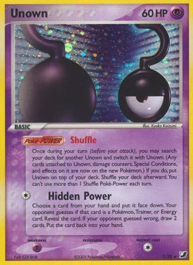 Unown - ?/28 - Holo Rare (MP)