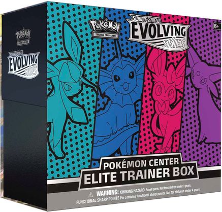 Pokemon Center Evolving Skies Elite Trainer Box