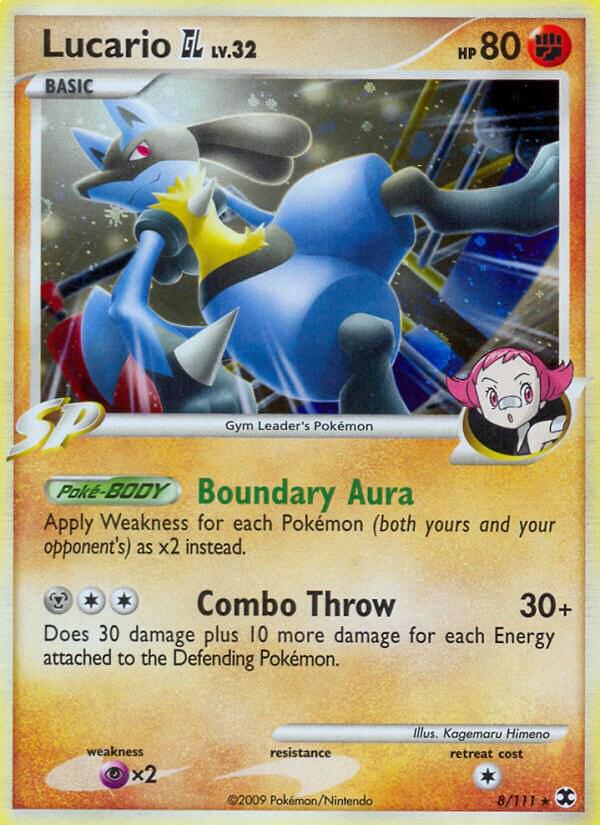 Lucario LV.32 - 8/111 - Holo Rare - (Very Lightly Played)