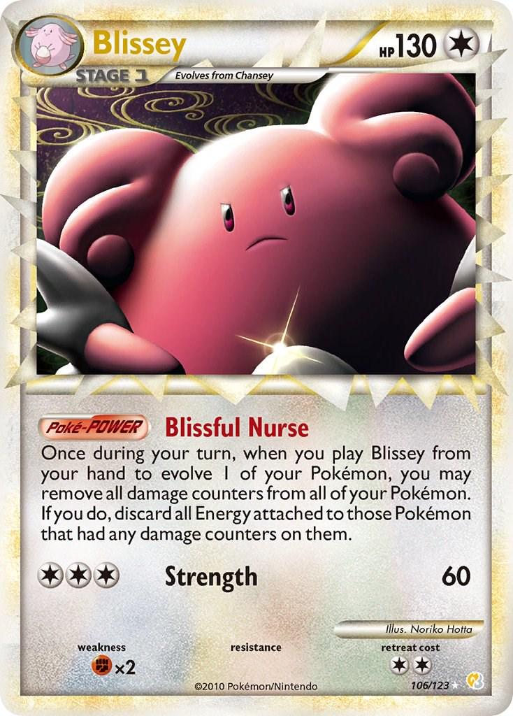 Blissey - 106/123 - Holo Rare - (Very Lightly Played)