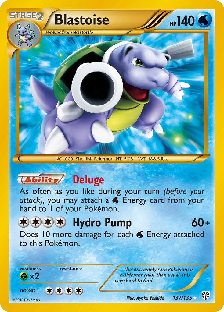Blastoise - 137/135 - (Very Lightly Played)