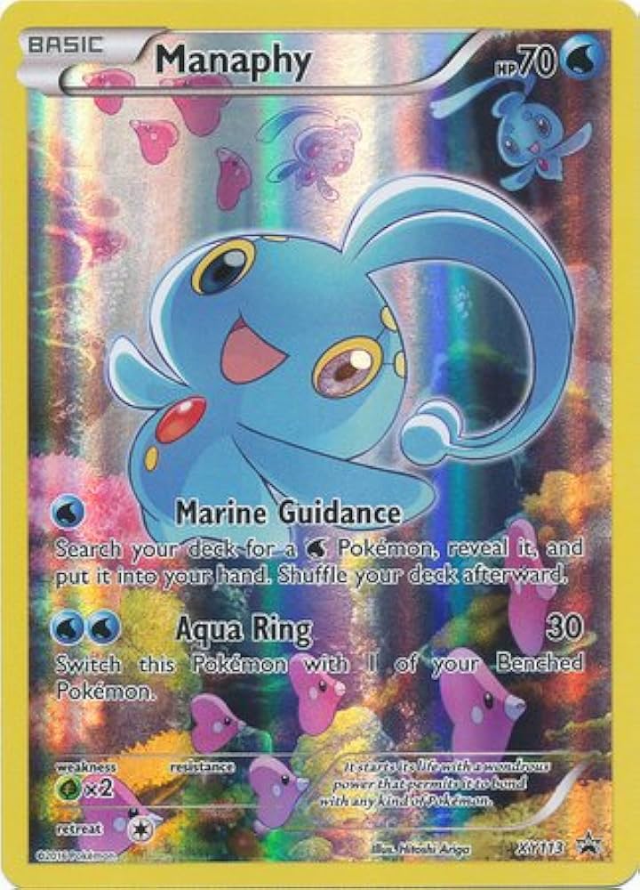 Manaphy - XY113 - (Very Lightly Played)