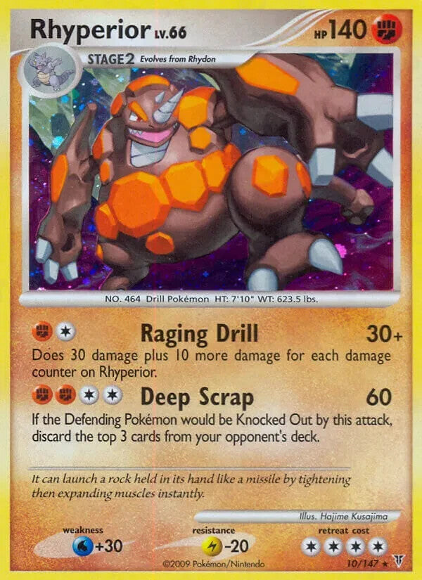 Rhyperior LV.66 - 10/147 - Holo Rare