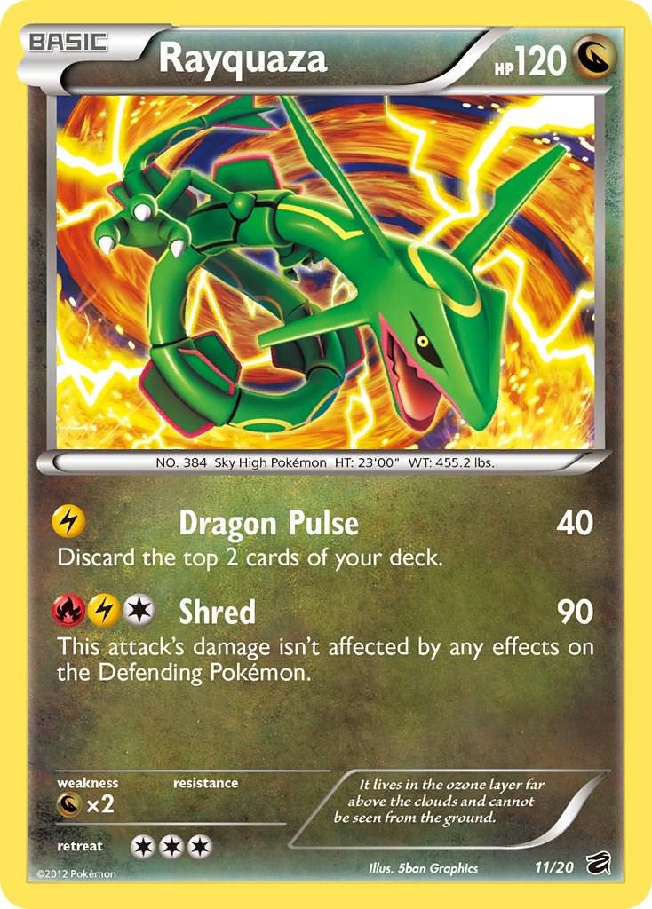 Rayquaza - 11/20 - Holo Rare - Holo