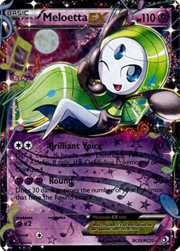 Meloetta EX - RC11/RC25 - Ultra Rare