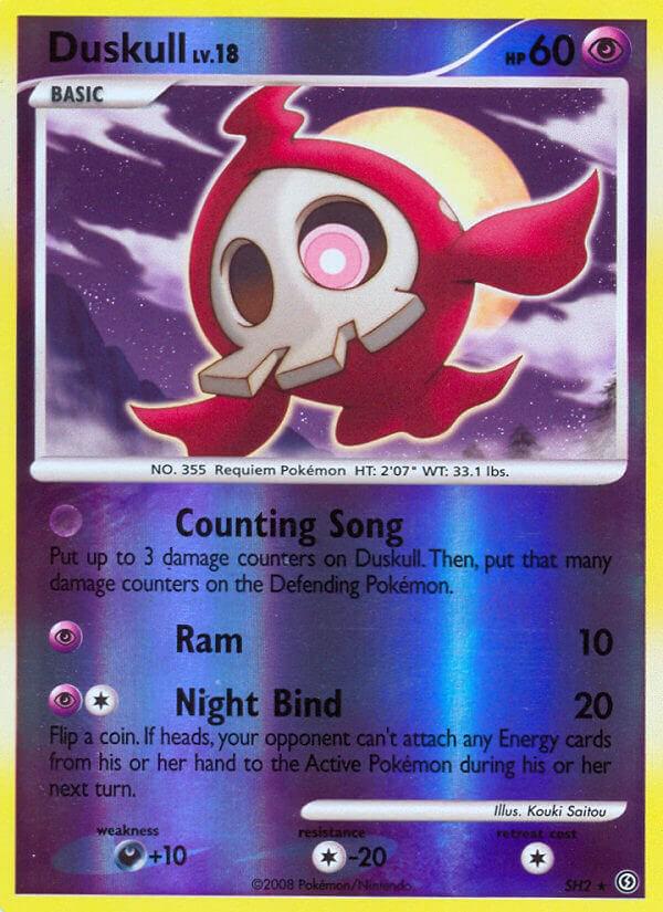 Duskull LV.18 - SH2 - Reverse Holo - (Lightly Played)