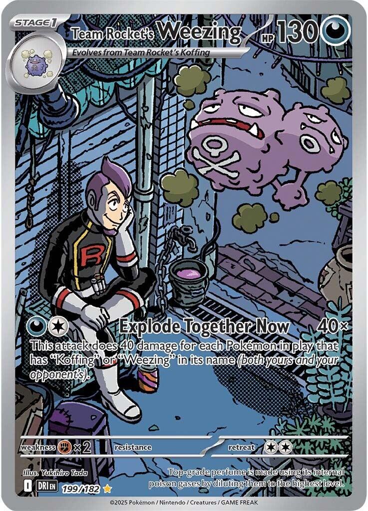 Team Rocket’s Weezing - 199/182 - Illustration Rare
