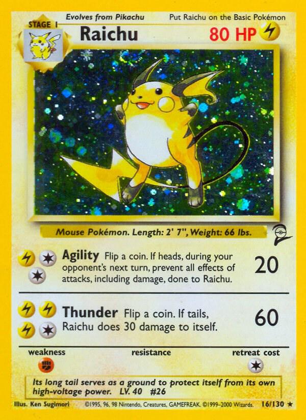 Raichu - 16/130 - Holo Rare