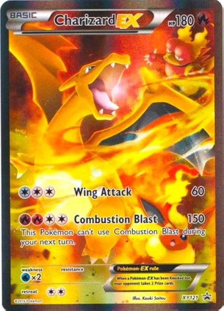 Charizard EX - XY121 - Promo (Very Lightly Played)