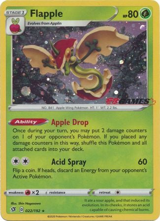 Flapple - 022/192 - EB Games Promo