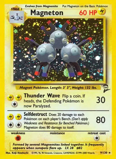 Magneton - 9/130 - Holo Rare - (LP)