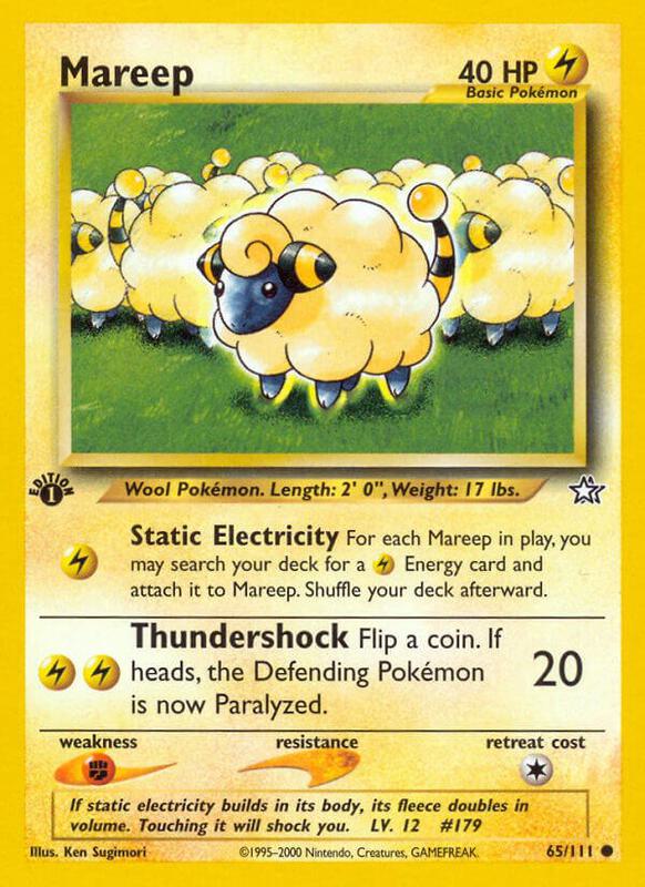 Mareep - 065/111 - Common - 1st Edition - (MP)