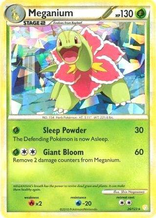 Meganium - 26/123 (Cracked Ice Holo) - Deck Exclusive