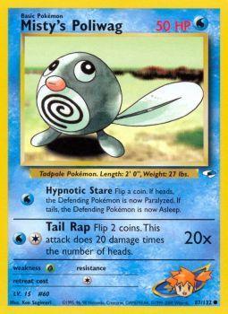 Misty's Poliwag - 087/132 - Common - Unlimited Edition - (VLP)