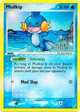 Mudkip (Stamped) - 57/100 - Reverse Holo
