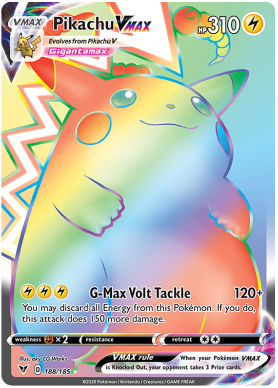 Pikachu VMAX - 188/185 - Secret Rare