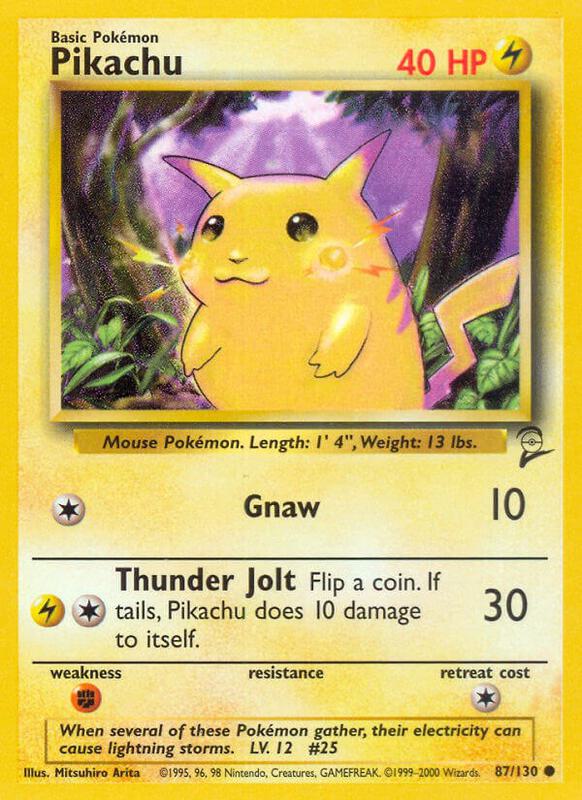 Pikachu - 87/130 - Common - (NM)