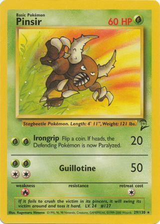 Pinsir - 029/130 - Rare - Unlimited Edition - (NM)
