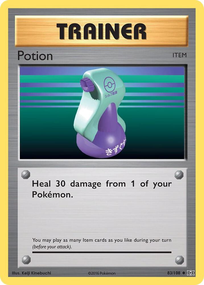 Potion 83/108 - Reverse Holo - Moderately PLayed