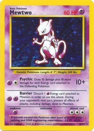 Mewtwo - 10/102 - Holo Rare - (LP)