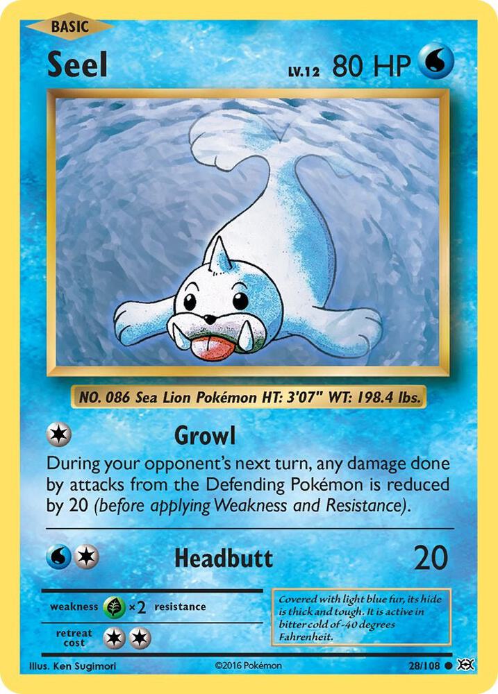 Seel 28/108 - Reverse Holo - Moderately Played