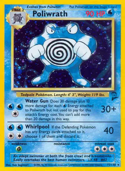 Poliwrath - 15/130 - Holo Rare - (LP)