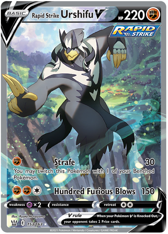 Rapid Strike Urshifu V - 153/163 - Alternate Art Ultra Rare