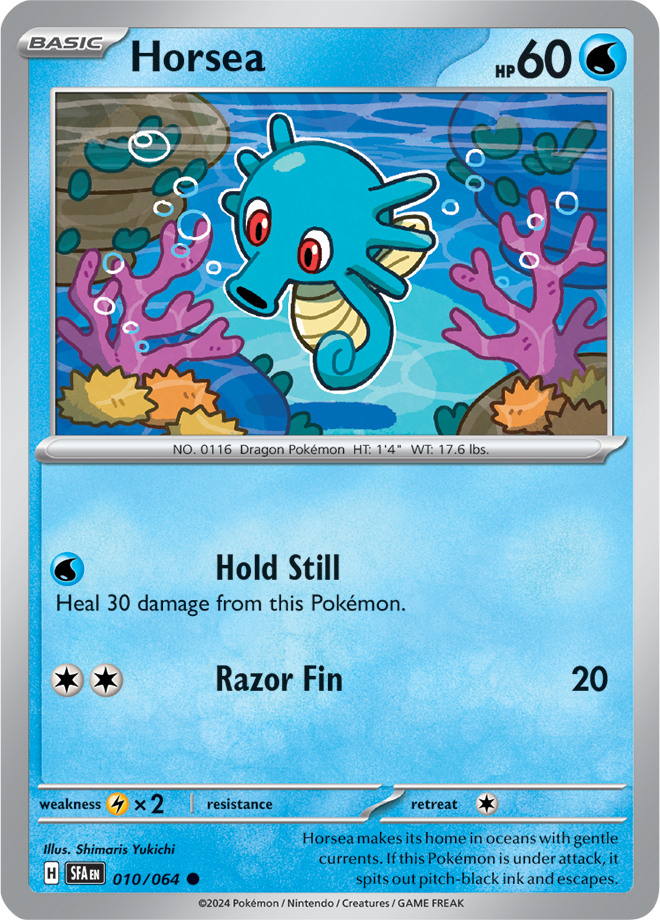 Horsea - 010/064 - Common - Reverse Holo